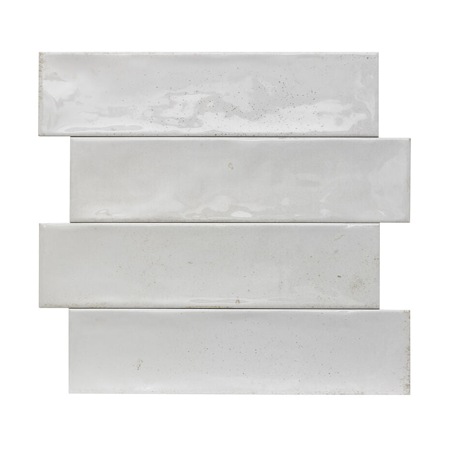 Esperanza White Gloss Feature Wall Tile 300x75 mm