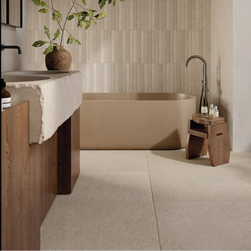 Essence Beige Chiselled Edge Wall & Floor Porcelain Tile-1200x600mm