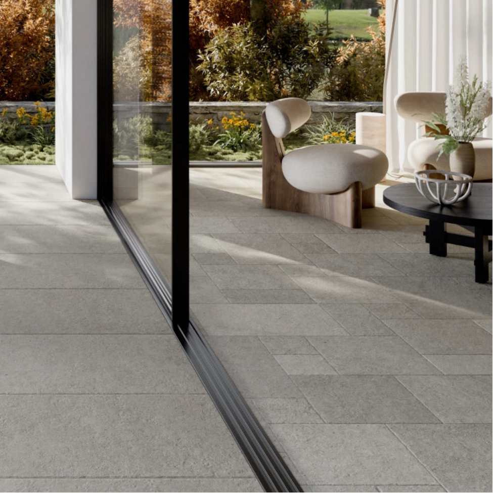 Essence Grey Chiselled Edge Wall&Floor Porcelain Tile-Mixed Size
