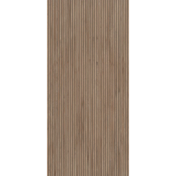 Fluted Walnut 2600x1200 mm Extra Large Porcelain Tile