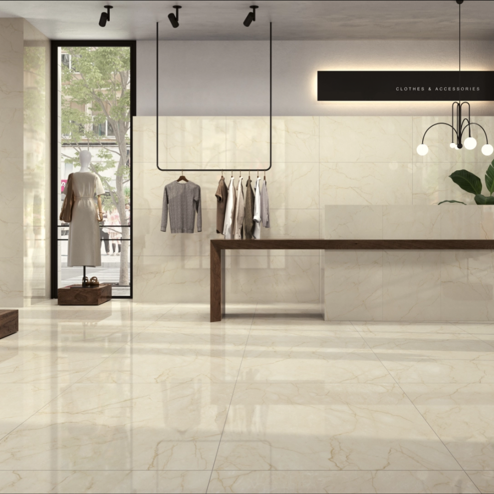 Galileo Cream Wall&Floor Porcelain Tile-980x980mm