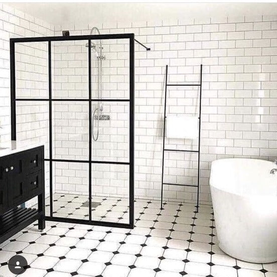 Glossy Flat White Wall Tile 200x100mm