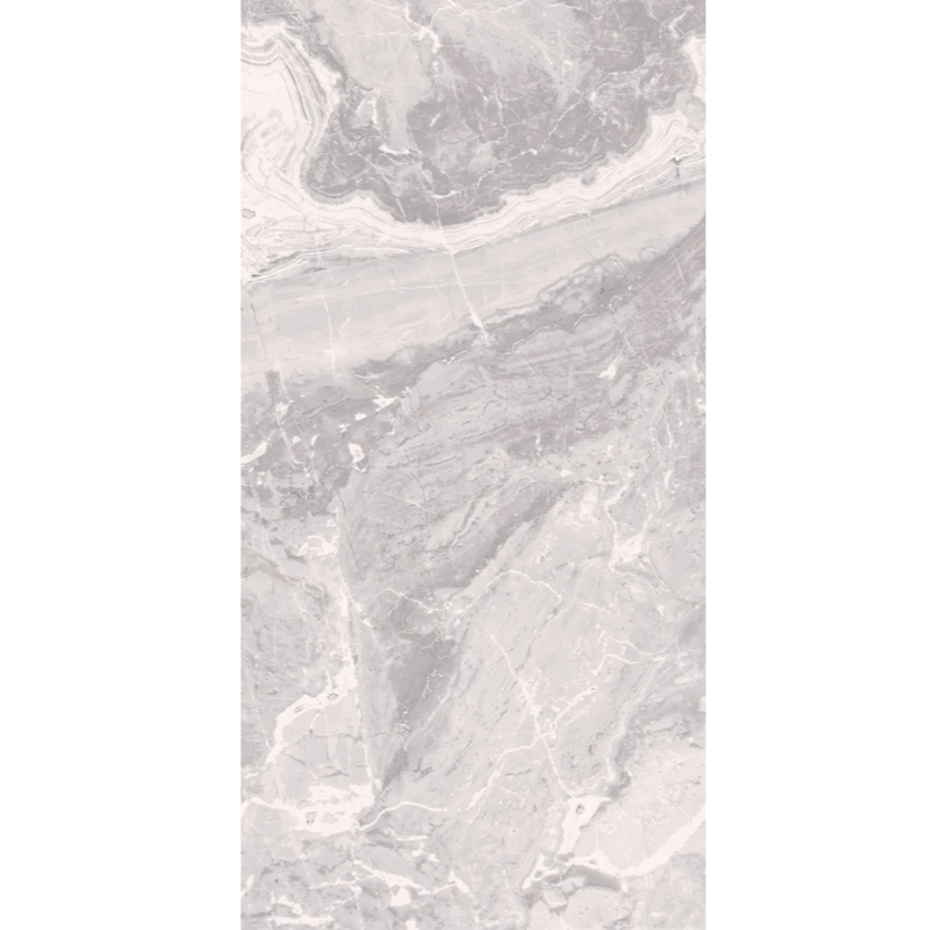 Glossy Rocky Grey Bathroom Wall Tile 300x600mm