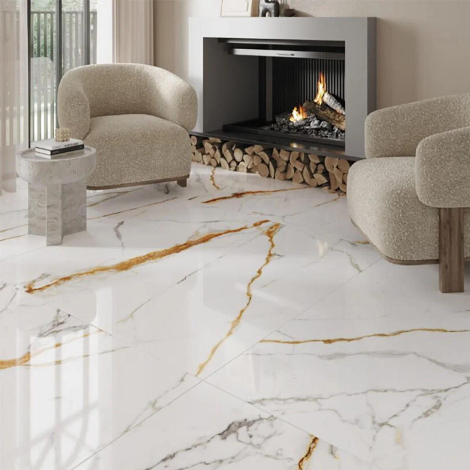 Golden Unique Polished Wall&Floor Porcelain Tile-1200x1200mm