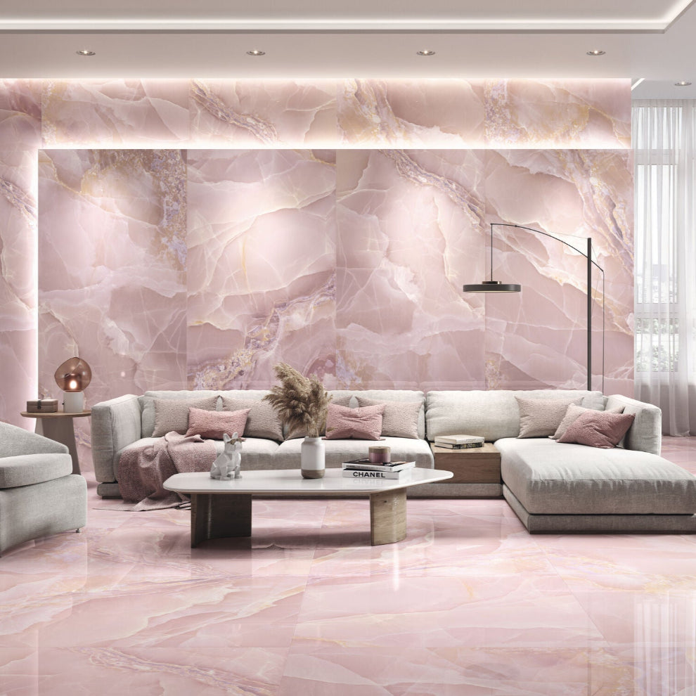 Grace Onyx Rose Wall&Floor Porcelain Tile-1200x600mm
