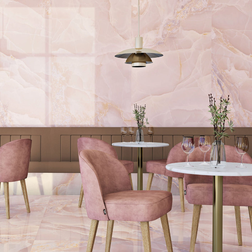 Grace Onyx Rose Wall&Floor Porcelain Tile-1200x600mm