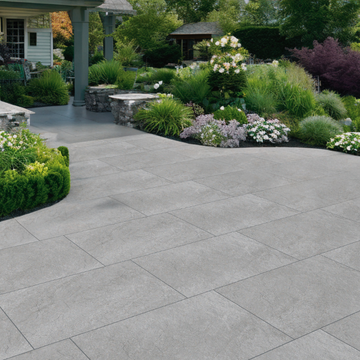 Hardstone Grey Outdoor Porcelain Paving Slabs - 900x600x20 mm