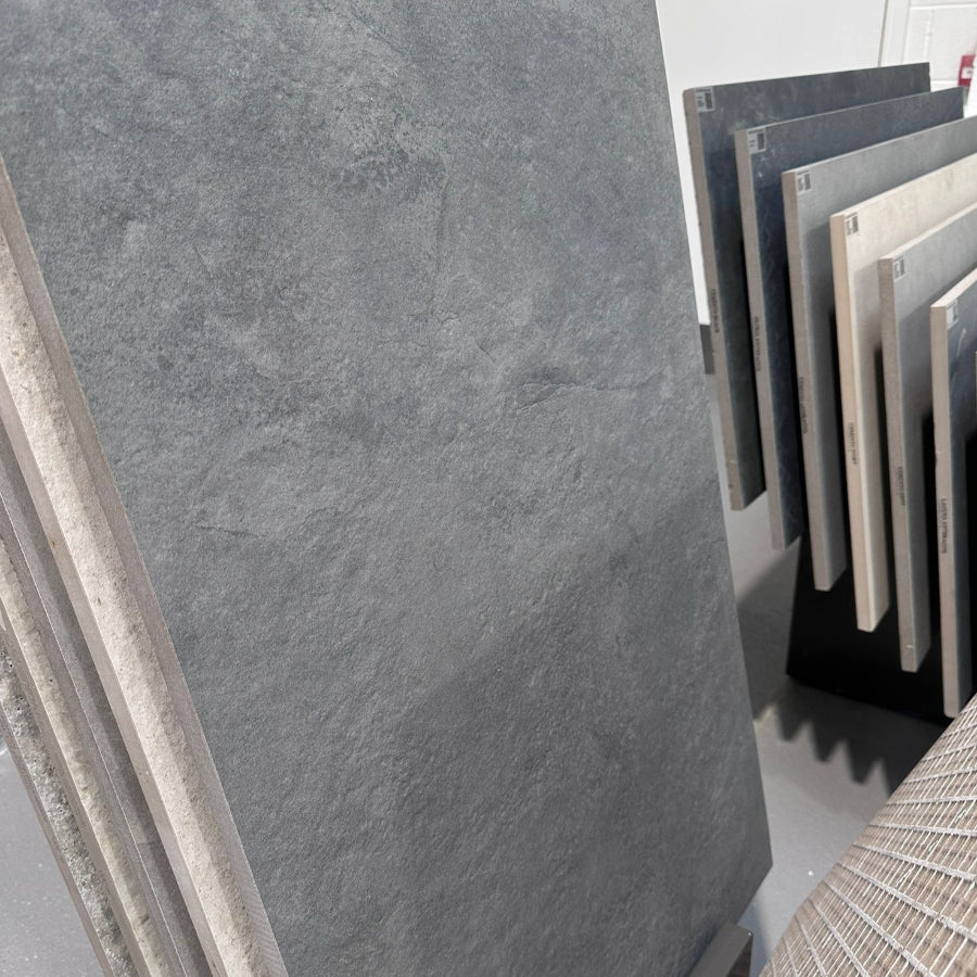 Horizon Graphite Outdoor Porcelain Paving Slabs - 900x600x20 mm
