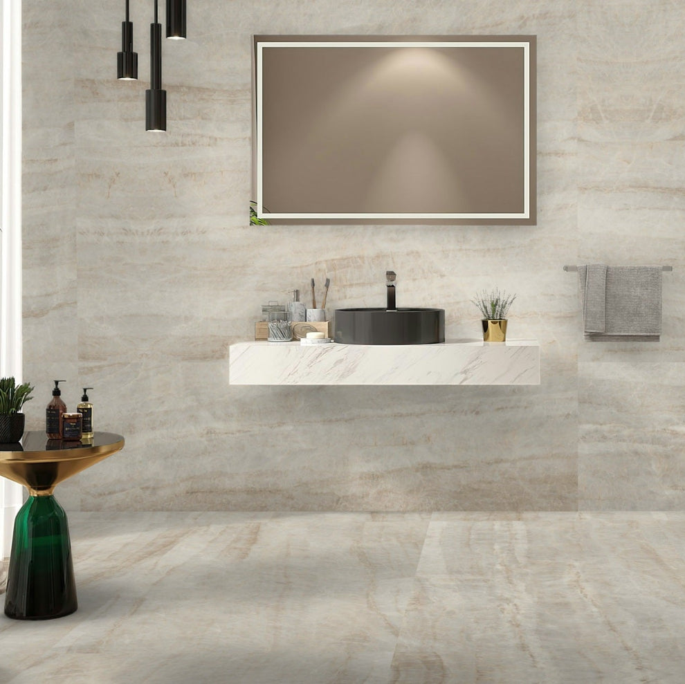 Infinity Cream 2800x1200 mm Extra Large Porcelain Tile