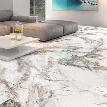 Ion Gold Matt Indoor Wall&Floor Porcelain Tile- 600x600mm