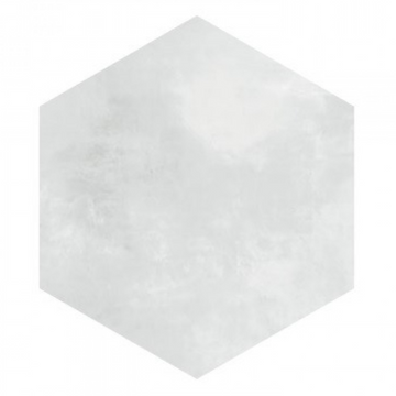 Italian Steel White Hexagon Porcelain Tile – 250 × 220 mm