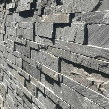 Kandla Grey Natural Split Face Wall Cladding Tile 150x600 mm