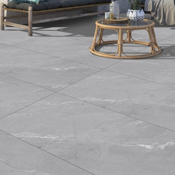 Laguna Grey Outdoor Porcelain Paving Slabs - 1200X600x20 mm