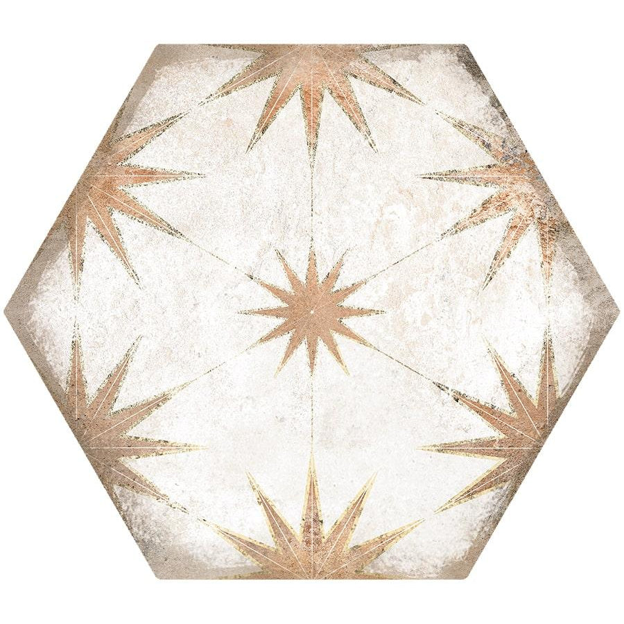 Liya Cotto Décor Hexagon Porcelain Tile- 198x228mm