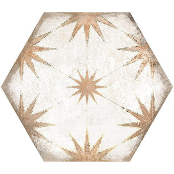 Liya Cotto Décor Hexagon Porcelain Tile- 198x228mm