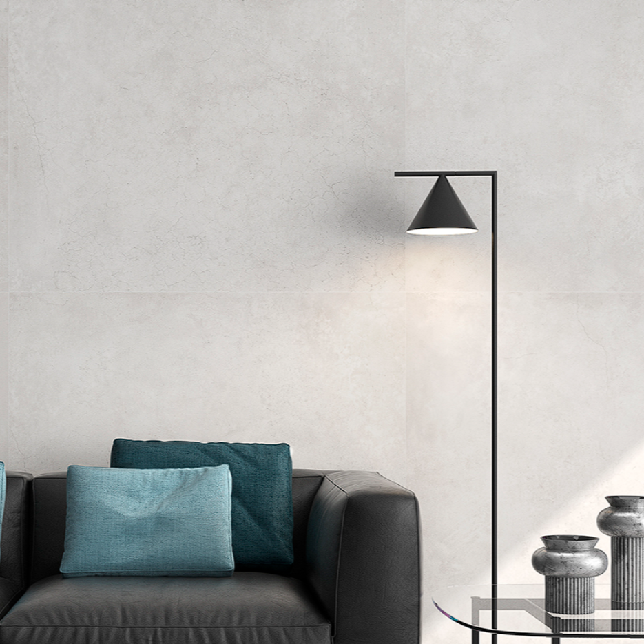 Lucca Bianco Matt Wall&Floor Porcelain Tile-600x600mm