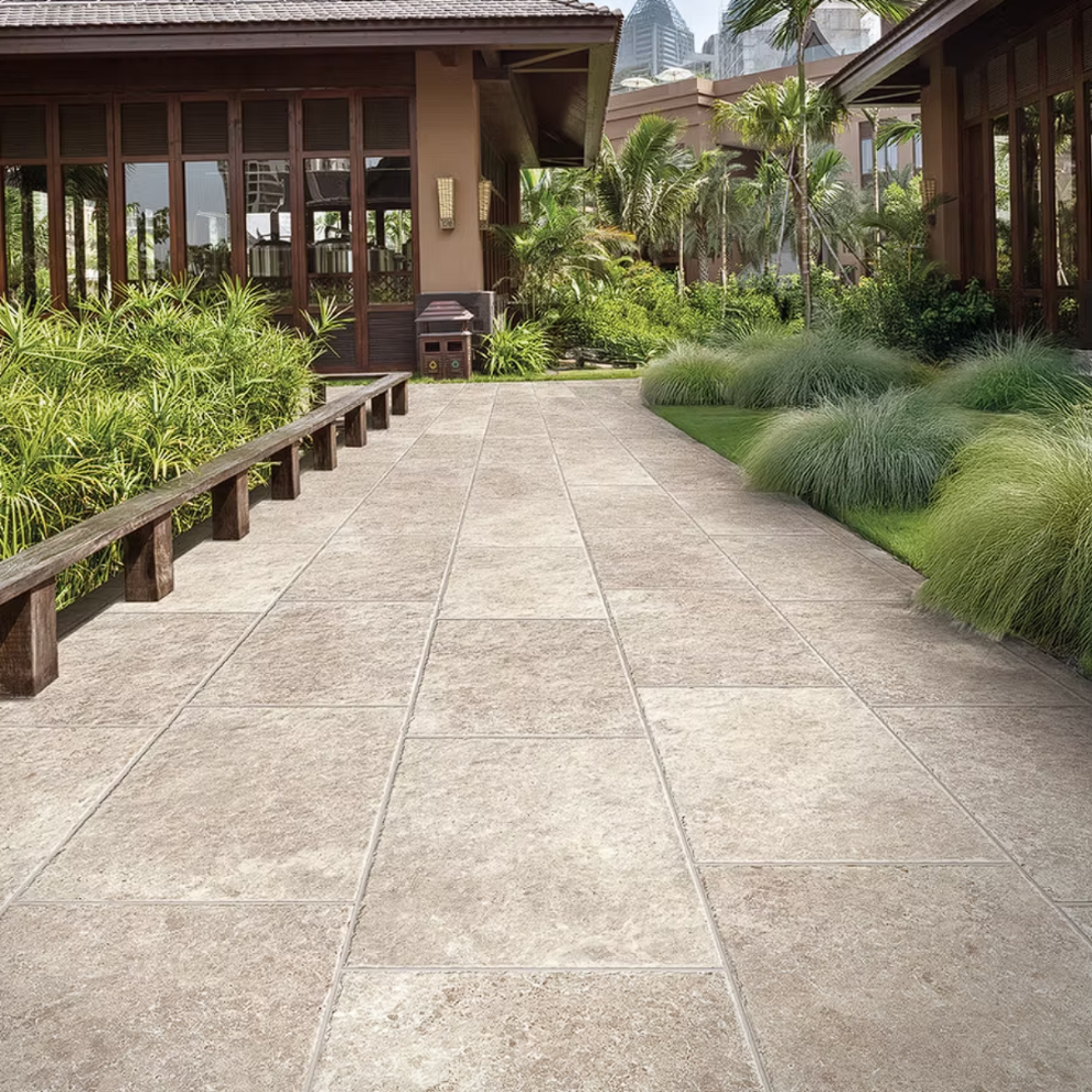 Italian Lucia Beige Chiselled Edge Matt Porcelain Tile- 900x600mm