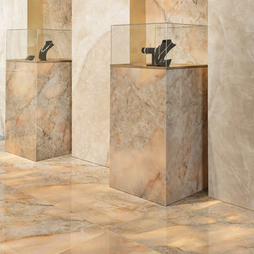 Italian Lumistone Golden Polished Wall&Floor Porcelain Tile-1200x600mm
