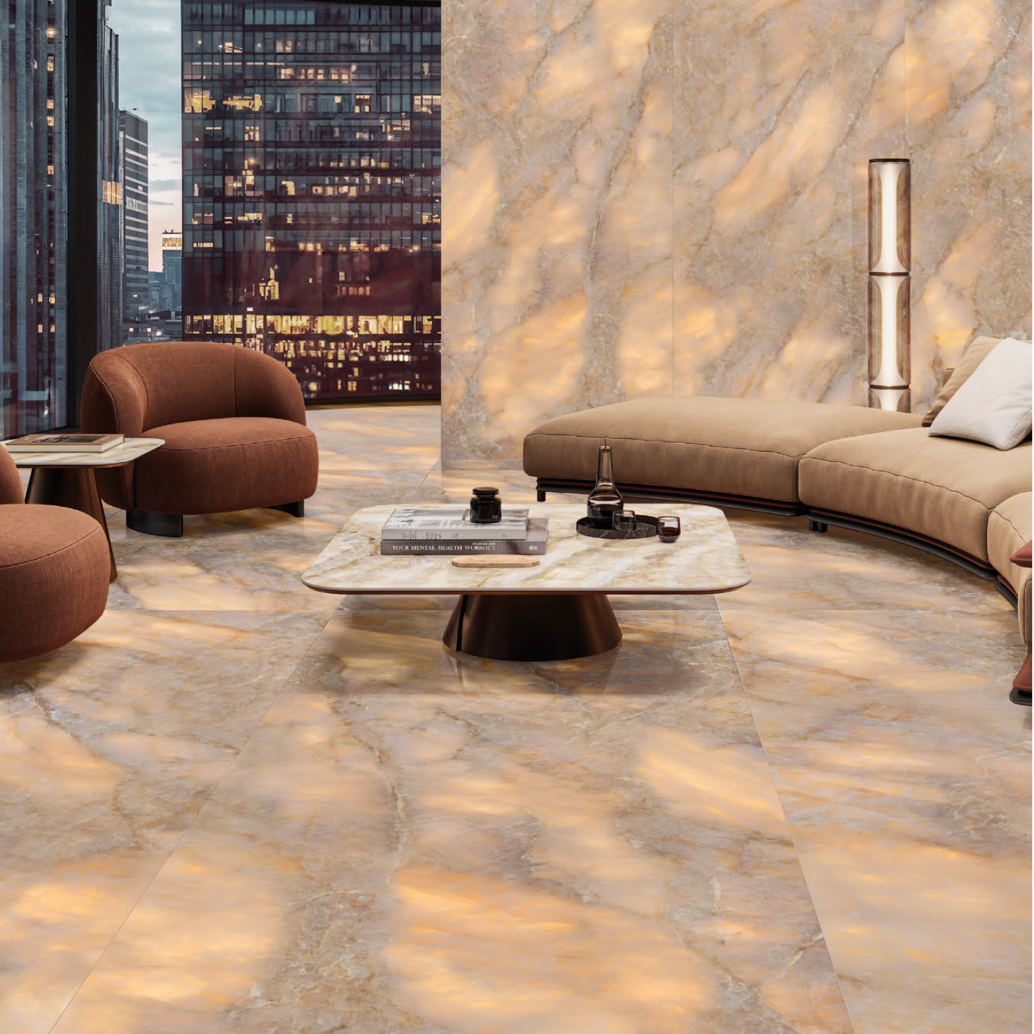 Italian Lumistone Golden Matt Wall&Floor Porcelain Tile-1200x600mm