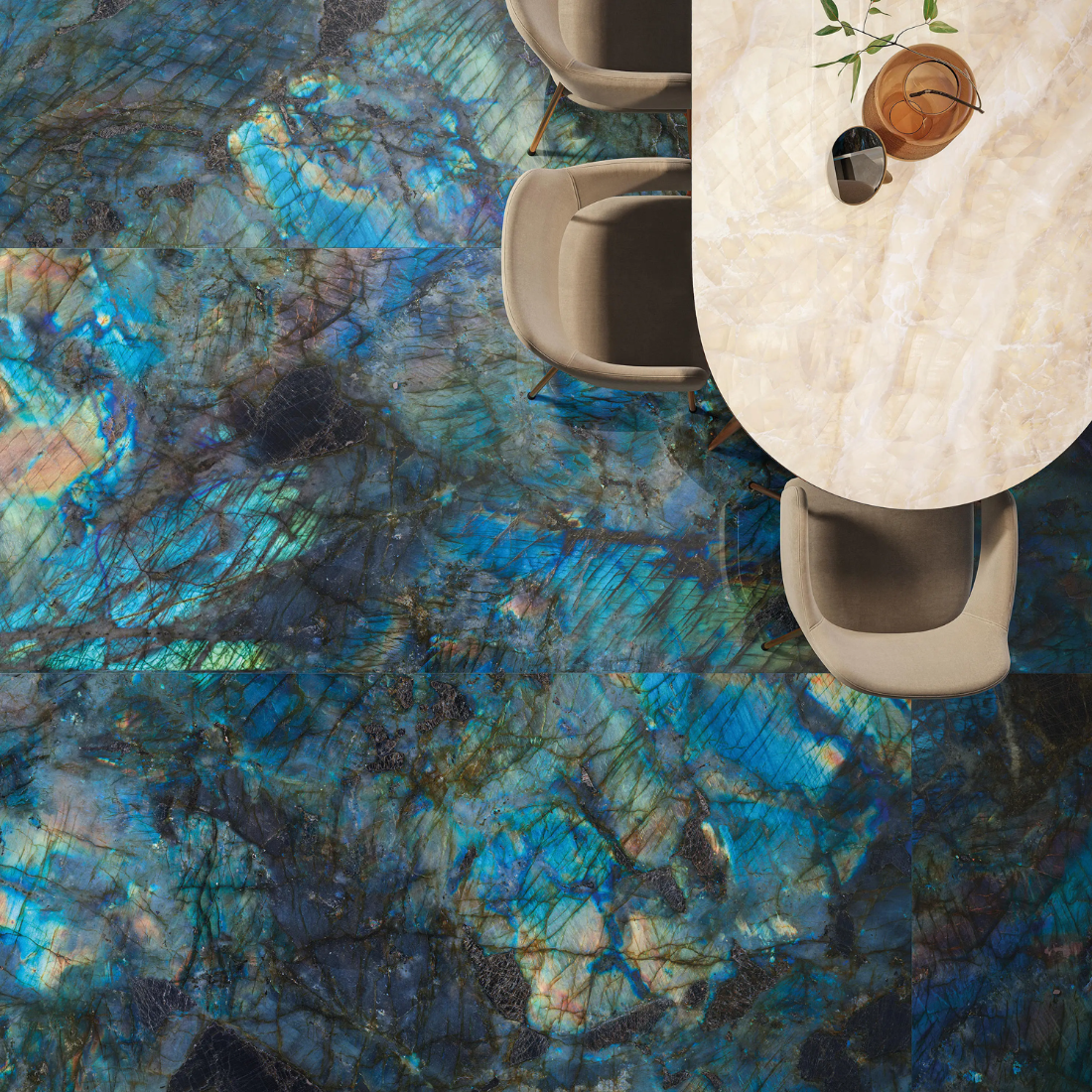 Italian Lumistone Labradorite Polished Wall&Floor Porcelain Tile-1200x600mm