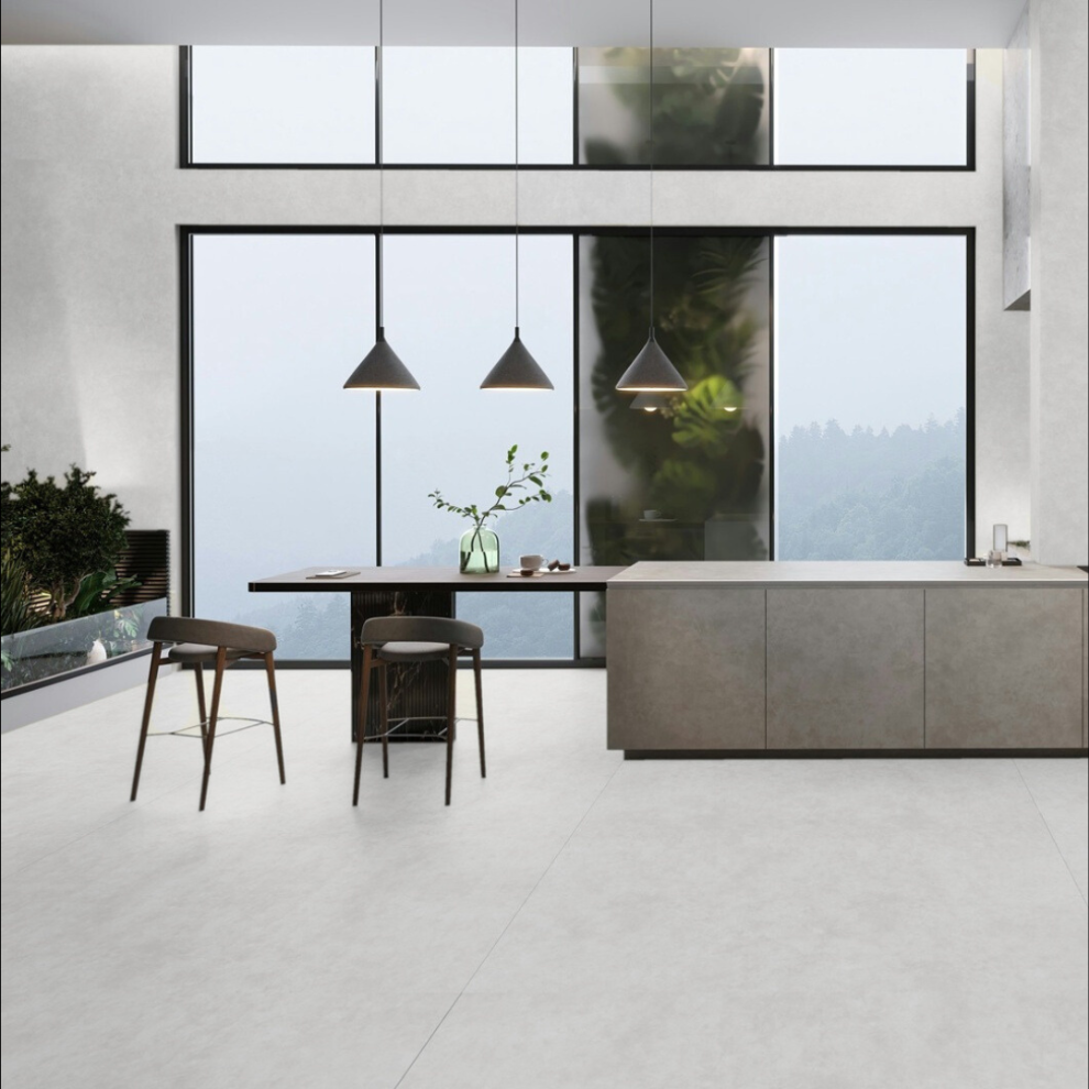 Lux White 2800x1200 mm Extra Large Porcelain Tile