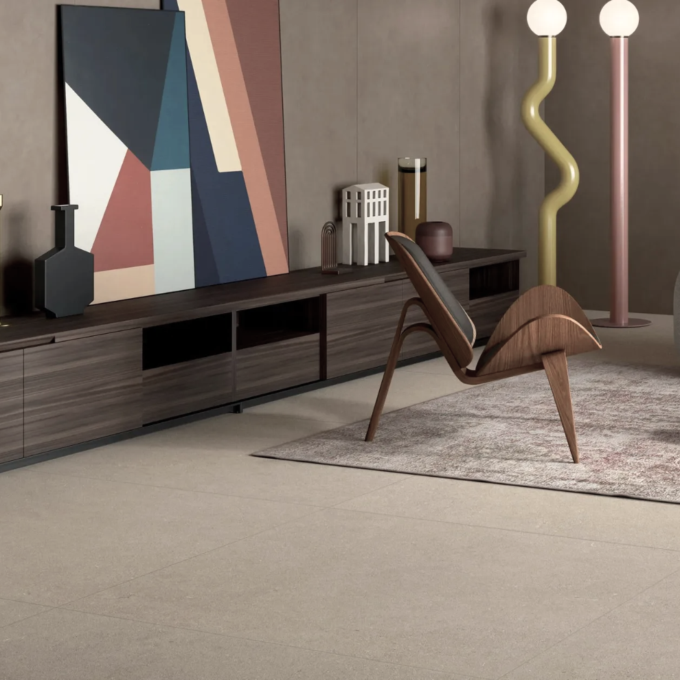 Luxe Stone Beige Matt Italian Porcelain Tile-1200x600mm