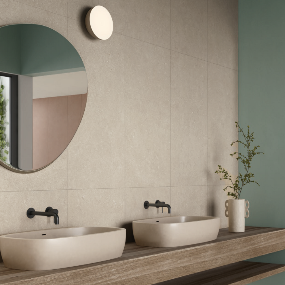 Luxe Stone Beige Matt Italian Porcelain Tile-1200x600mm