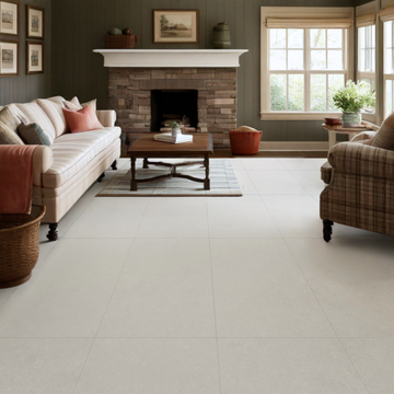 Luxe Stone White Matt Italian Porcelain Tile-1200x600mm