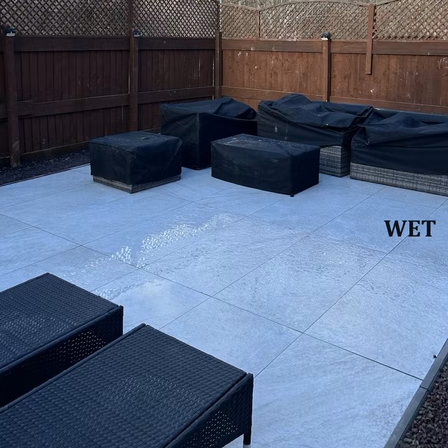 1200x600x20 Mallorca White Garden Patio Porcelain Paving Slabs