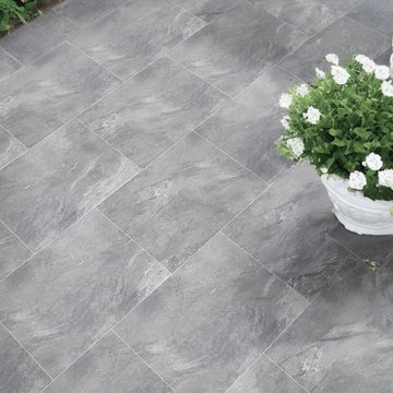 Marlon Grey Outdoor Porcelain Paving Slabs - 900x600x20 mm