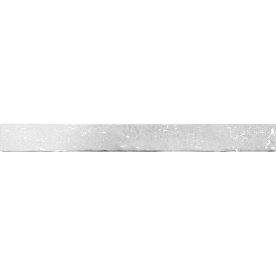 Medina White Brick Effect Feature Wall Tile- 500x50 mm