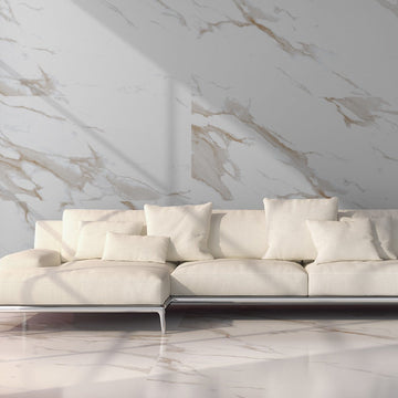 statuario Mercury Gold Matt Wall&Floor Porcelain Tile-1200x600mm