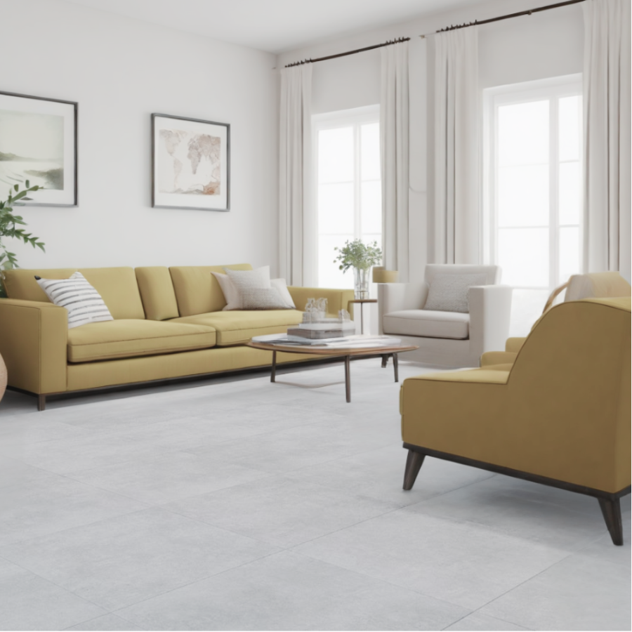 Micro Grey Matt Wall&Floor Porcelain Tile-600x600mm