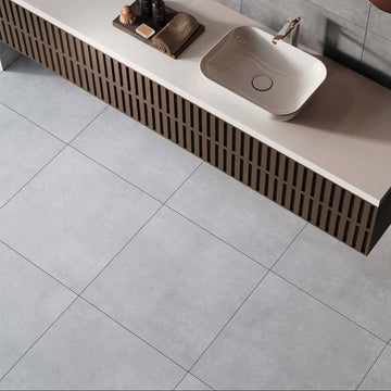Micro Grey Matt Wall&Floor Porcelain Tile-600x600mm