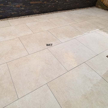 Milano Beige Outdoor Porcelain Paving Slabs - 900x600x20 mm