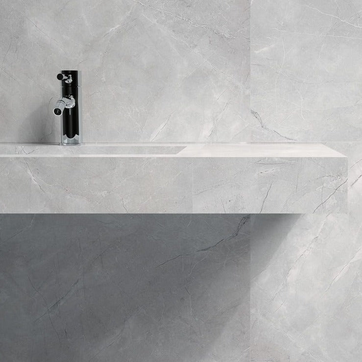 Modena Grey Matt Wall&Floor Porcelain Tile-600x300mm