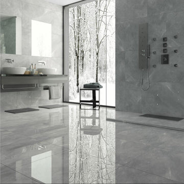Modena Grey Polished Wall&Floor Porcelain Tile-1200x600mm