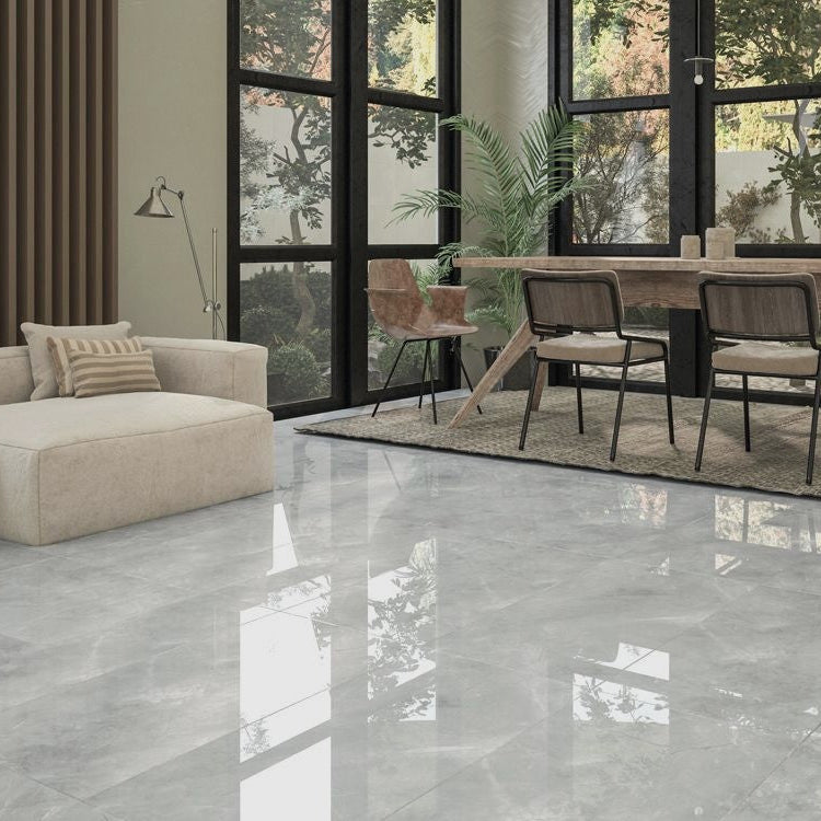 Modena Grey Polished Wall&Floor Porcelain Tile-1200x600mm