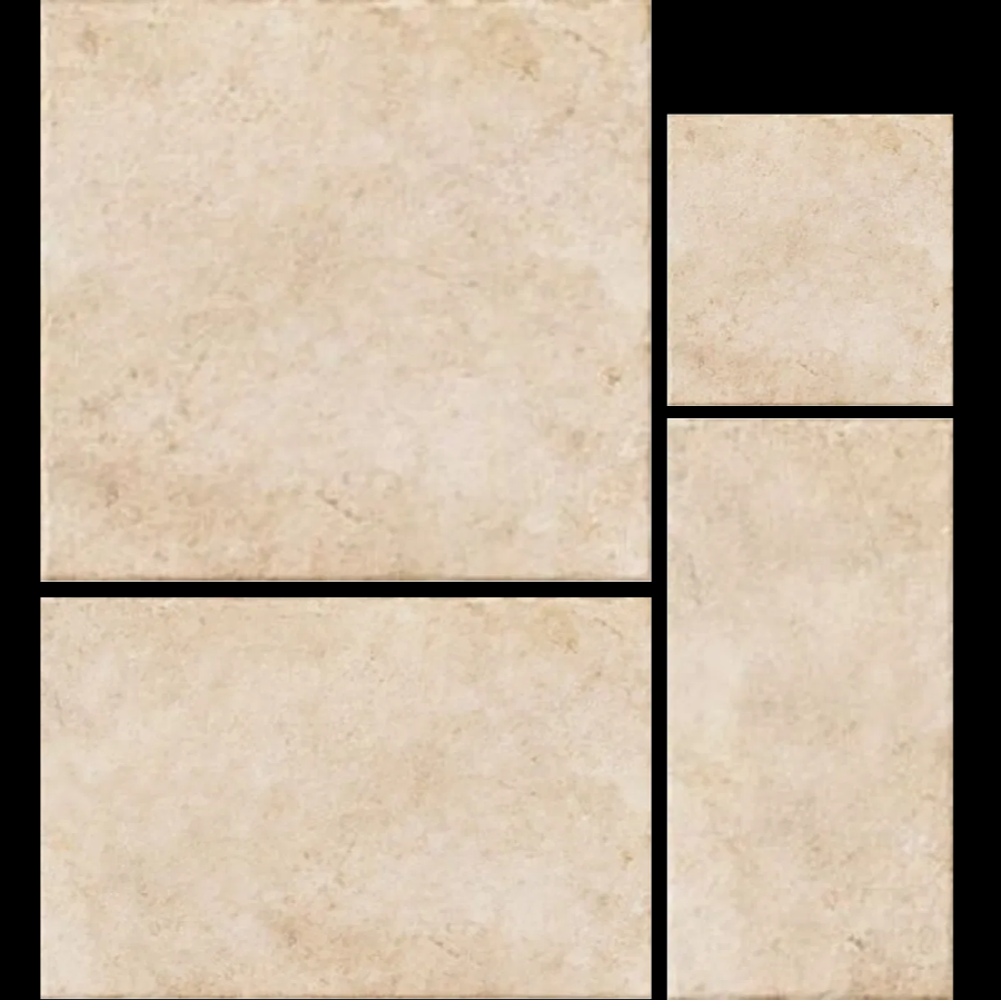 Modular Beige Matt Wall&Floor Porcelain Tile-Mixed Size