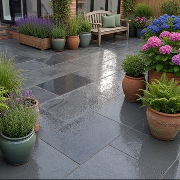 Brazilian Natural Slate Black 900x600x20 mm