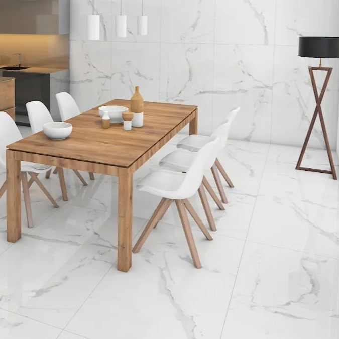 Navona Calacatta Polished Indoor Wall&Floor Porcelain Tile-1200x600mm