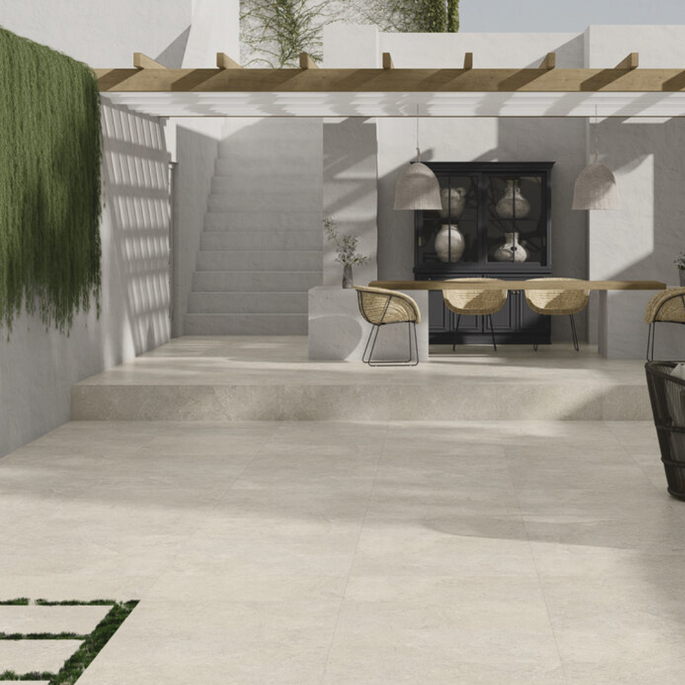Next Bone Outdoor Porcelain Paving Slabs - 900x600x20 mm