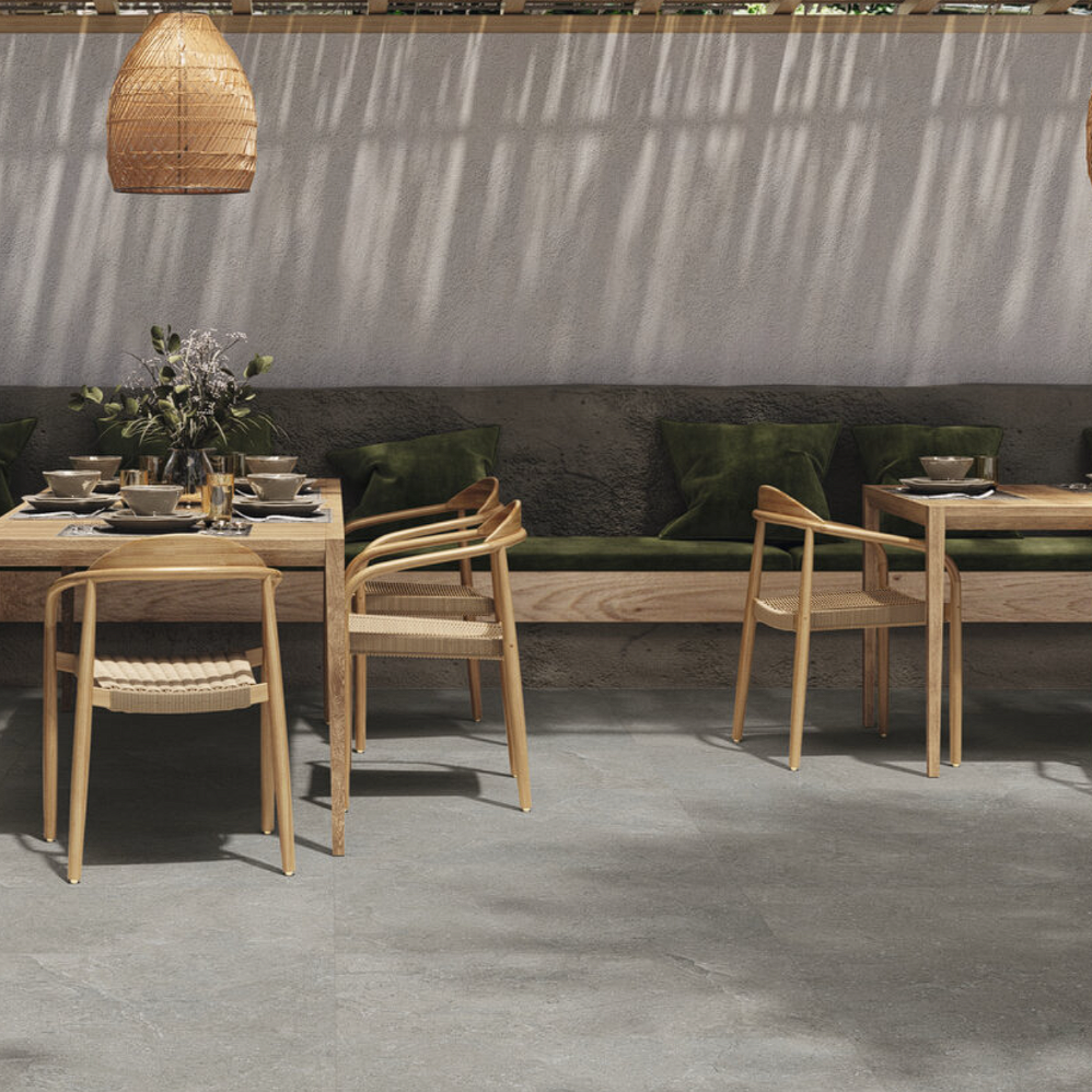 Next Gris Outdoor Porcelain Paving Slabs - 900x600x20 mm