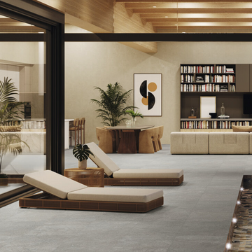 Next Gris Outdoor Porcelain Paving Slabs - 900x600x20 mm
