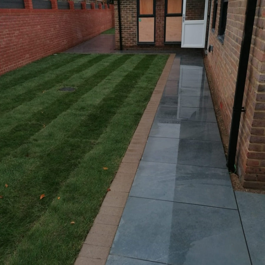 Nova Anthracite Outdoor Porcelain Paving Slabs - 900x600x20 mm