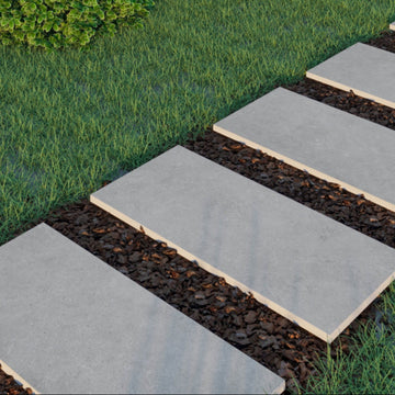 Nuovo Padova Grey Outdoor Porcelain Paving Slabs - 900x600x20 mm