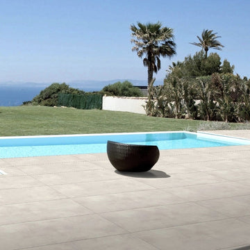 Olympia Latte Outdoor Porcelain Paving Slabs - 1200x600x20 mm