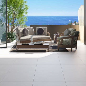 Padova Off White Matt Indoor Wall&Floor Porcelain Tile - 600x600mm