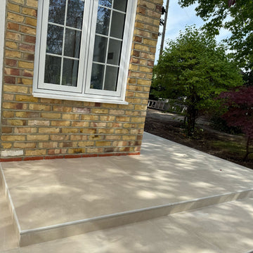 Padova Sand Beige 1200x600x20 mm patio porcelain paving slab