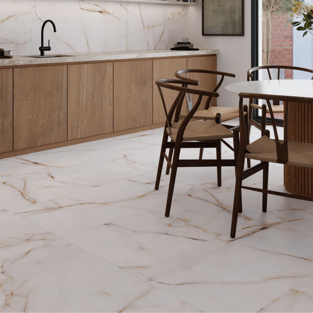 Petra Gold Onyx Matt Wall&Floor Porcelain Tile-1200x600mm